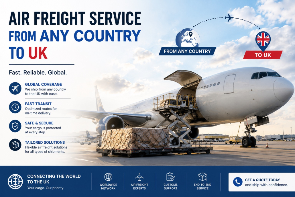air freight services from China to UK