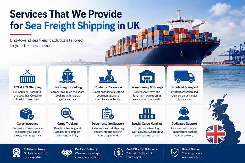 sea freight services UK